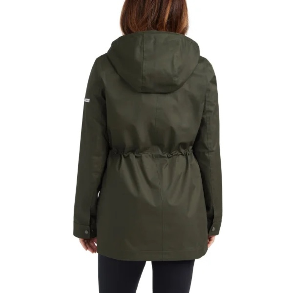 Hunter Olive Green Hooded Rain Jacket - Picture 6 of 9
